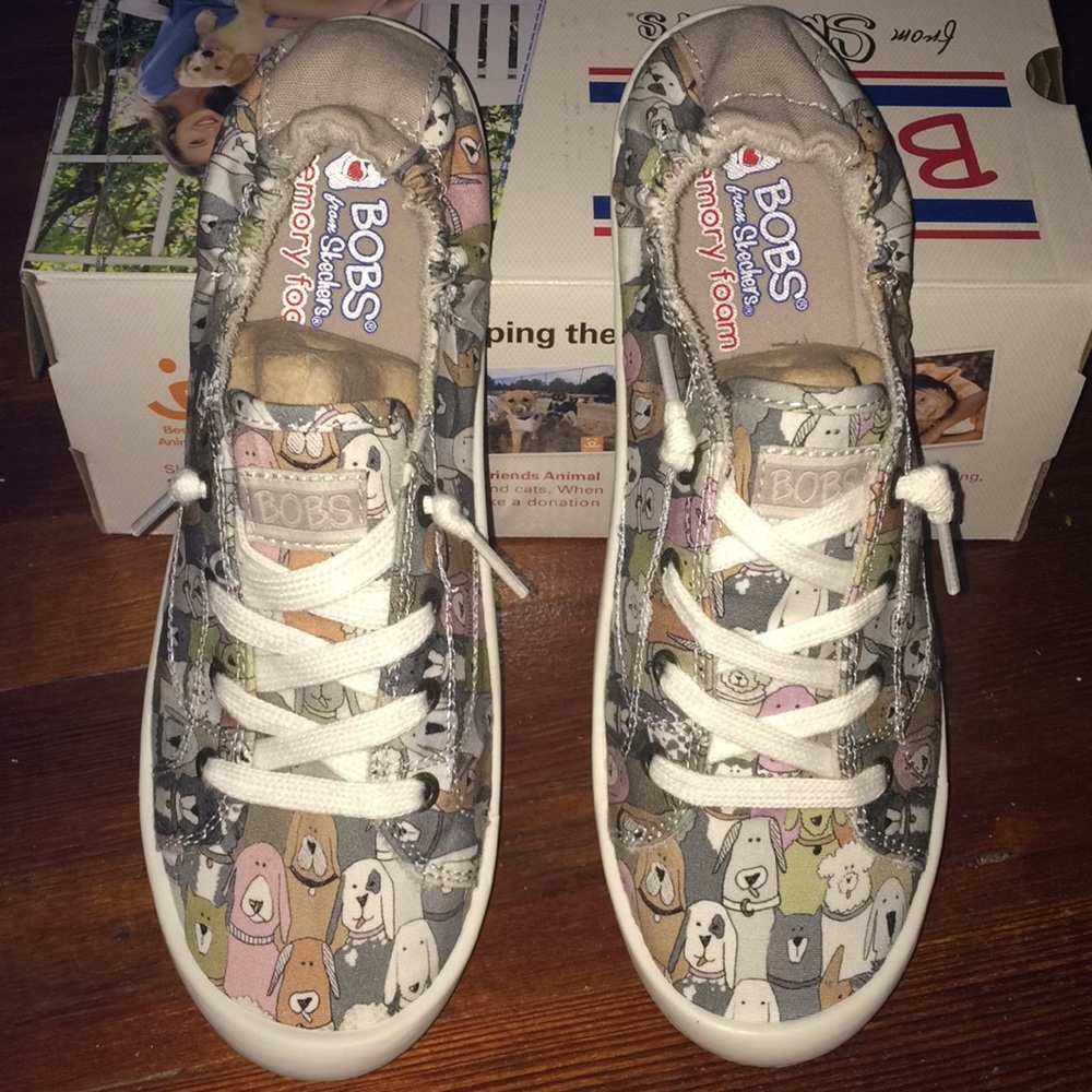 BOBS Beach Bingo Dog House Party Slip On